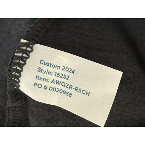 Marine Layer Womens Weekend Sport 1/4 Zip Pullover Charcoal Gray Small Cotton & - Picture 6 of 6